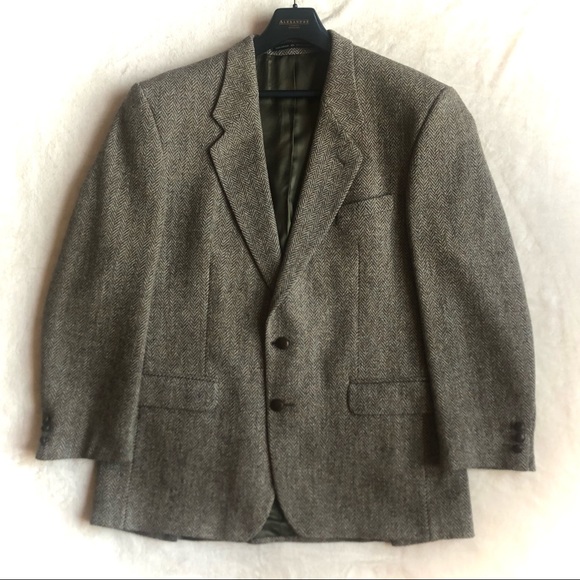 Vintage 1990 Alexandre London Tweed Blazer - Picture 2 of 11